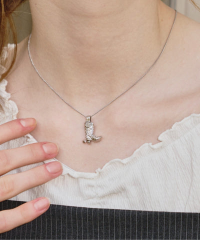 【GIUNON】boots motif necklace / ブーツモチーフネックレス