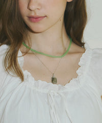 【GIUNON】square motif necklace / スクエアモチーフネックレス