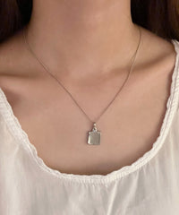 【GIUNON】square motif necklace / スクエアモチーフネックレス