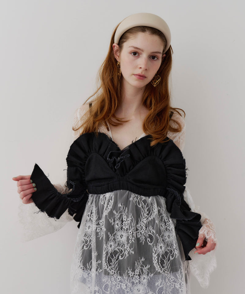 【J1U by LA BELLE ETUDE】ボリュームドレープフリルビスチェ