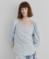 【再入荷】ギャザーパフショートスリーブカットソー