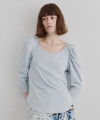 【再入荷】ギャザーパフショートスリーブカットソー