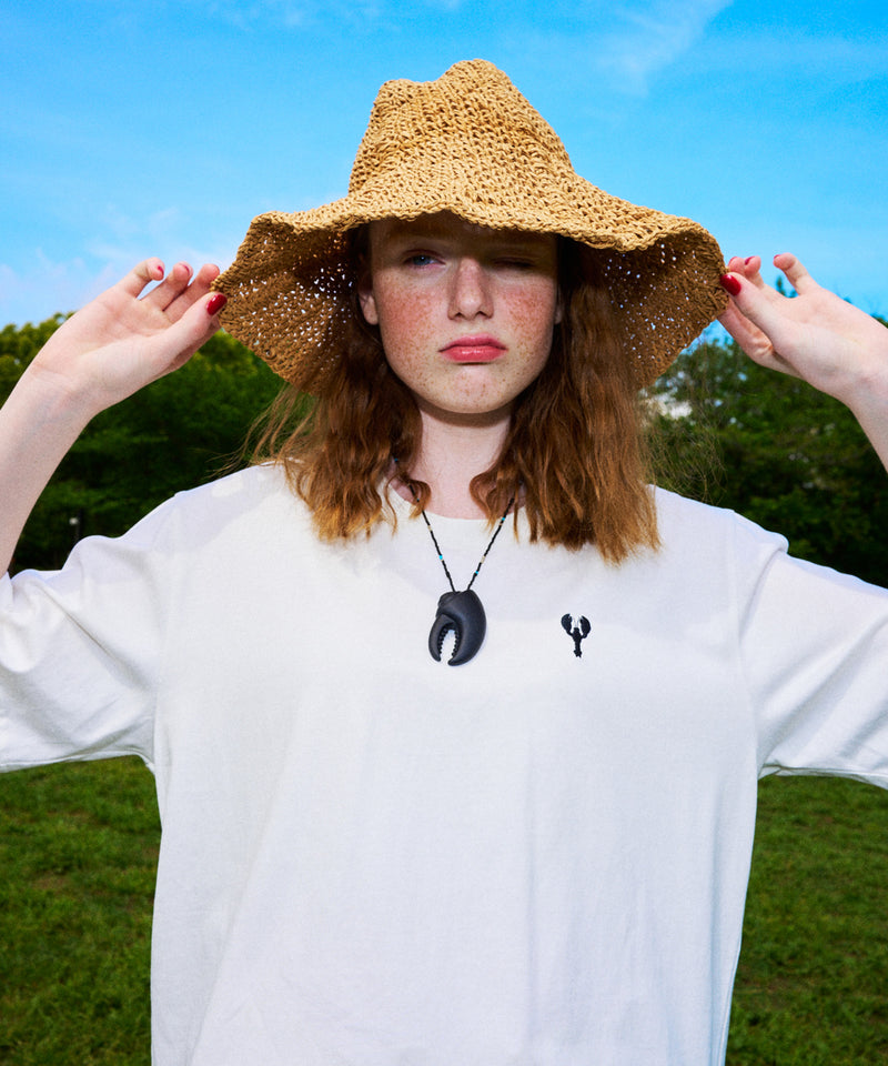 【LOB】ロブスター刺繍Tシャツ