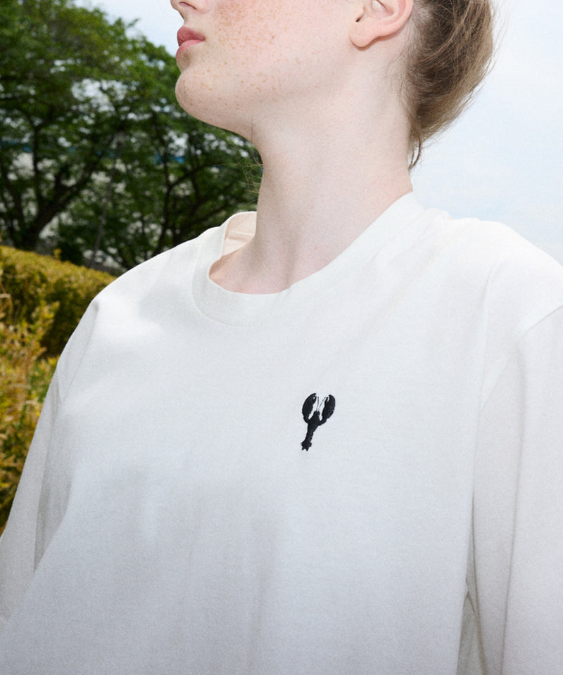 【LOB】ロブスター刺繍Tシャツ