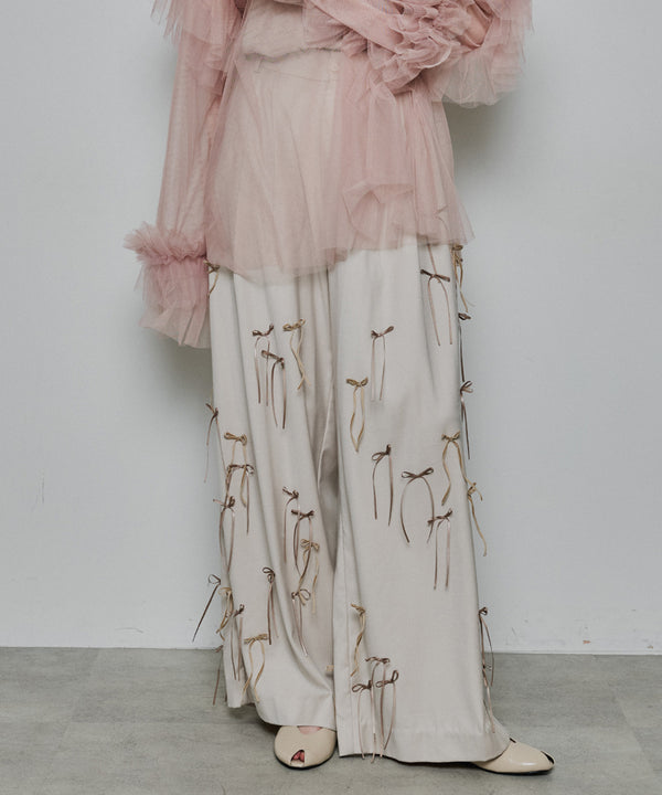 【予約】many ribbon pants