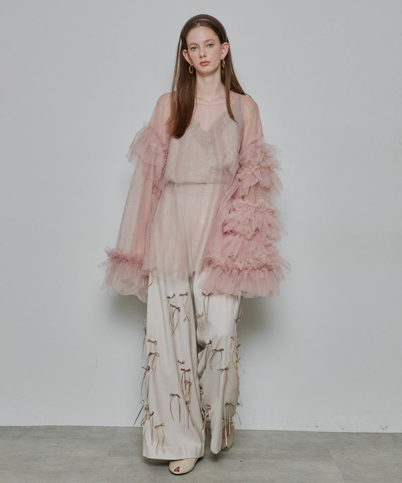 【予約】many ribbon pants