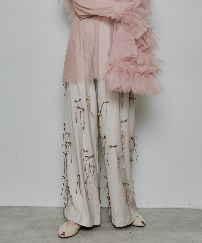 【予約】many ribbon pants