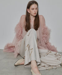 【予約】many ribbon pants