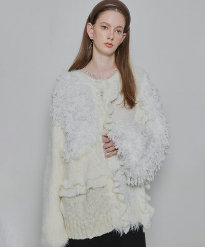 【TEN by LA BELLE ETUDE】manyニッティングパターンカーディガン