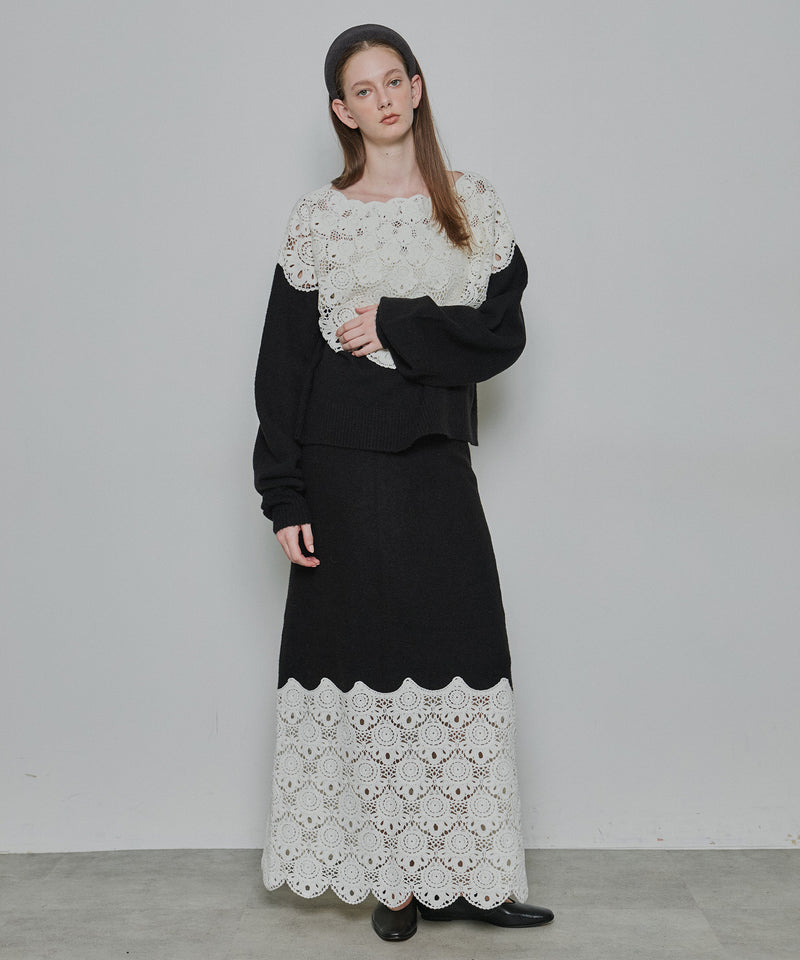 【予約】【TEN. by LA BELLE ETUDE】Centripetal crochet kint