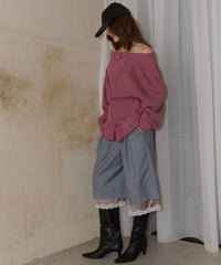 【yae】Multiway sweat shirt / マルチウェイスウェットシャツ