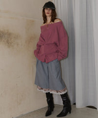 【yae】Multiway sweat shirt / マルチウェイスウェットシャツ