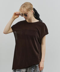 【予約】2wayシアーベロアアシンメトリーTOPS