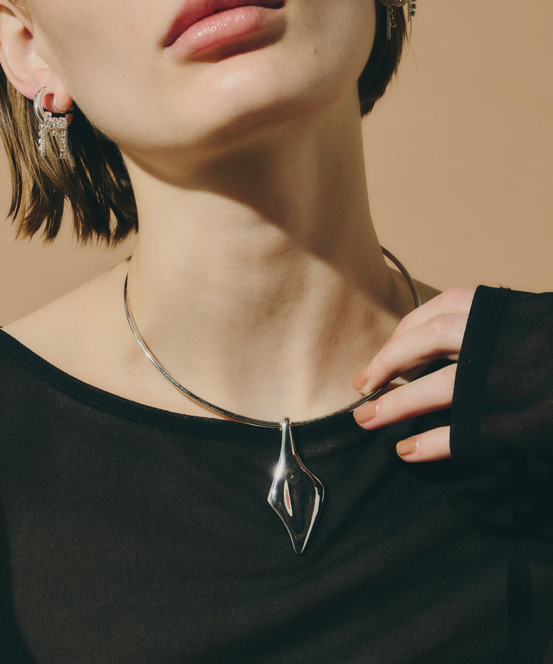 【loni】Leaf Plate Choker