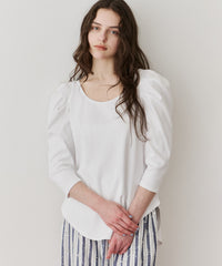 【予約開始待ち】ギャザーパフショートスリーブカットソー