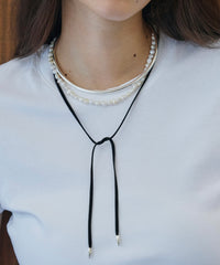 【予約】【loni】Simple Pearl Necklace