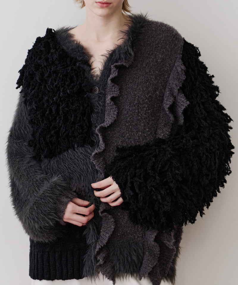 【一部カラー予約】【TEN by LA BELLE ETUDE】manyニッティングパターンカーディガン