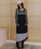 【yae】Asymmetry check pattern skirt / アシンメトリーチェックパターンスカート