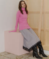 【yae】Asymmetry check pattern skirt / アシンメトリーチェックパターンスカート