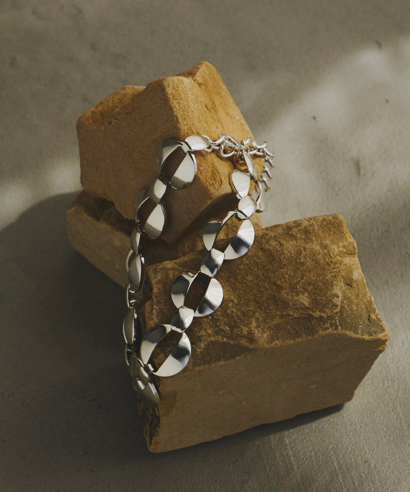 【予約】【loni】vintage circle chain choker