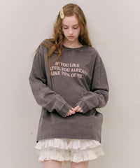 【予約開始待ち】【J1U by LA BELLE ETUDE】IF YOU LIKE Long Tee
