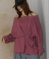 【yae】Multiway sweat shirt / マルチウェイスウェットシャツ