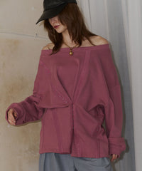 【yae】Multiway sweat shirt / マルチウェイスウェットシャツ