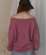 【yae】Multiway sweat shirt / マルチウェイスウェットシャツ