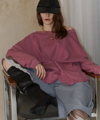 【yae】Multiway sweat shirt / マルチウェイスウェットシャツ