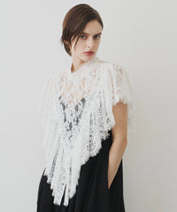 【一部カラー予約】2WAY vintage調モチーフレースつけ衿
