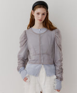 【予約】【J1U by LA BELLE ETUDE】シアーチュールSETカーディガン