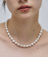 【予約】【loni】Metal Mix Pearl Necklace