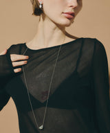 【予約】【loni】SV925 Heart Long Necklace