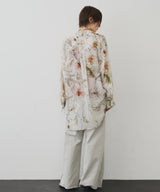 【REVIVAL】オリジナルvintageフラワープリントリラックスシャツ