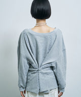 【yae】Multiway sweat shirt / マルチウェイスウェットシャツ