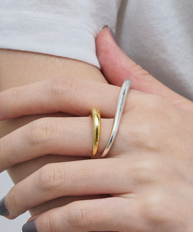 【再入荷予約】【loni】Double Earcuff Ring/ダブルイヤカフリング