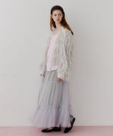 【J1U by LA BELLE ETUDE】2WAYループフェザー×かぎあみニット