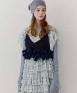 【J1U by LA BELLE ETUDE】メニーリボンニットビスチェ