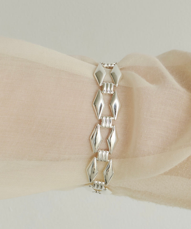 【予約】【loni】vintage square chain bracelet
