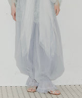 【一部カラー予約】【J1U by LA BELLE ETUDE】裾レースチュールバルーンパンツ