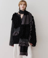 【一部カラー予約】【TEN by LA BELLE ETUDE】manyニッティングパターンカーディガン