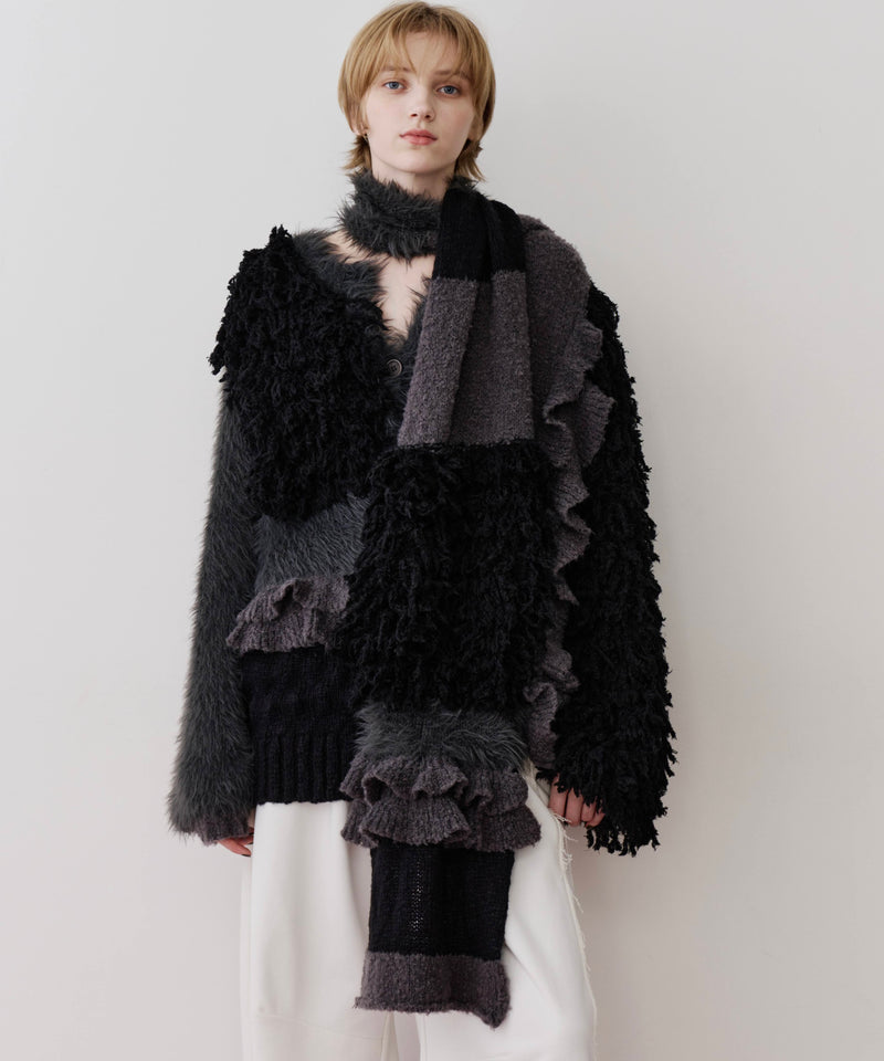 【一部カラー予約】【TEN by LA BELLE ETUDE】manyニッティングパターンカーディガン