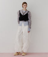 【予約】【J1U by LA BELLE ETUDE】シアーチュールSETカーディガン