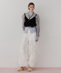 【予約】【J1U by LA BELLE ETUDE】シアーチュールSETカーディガン