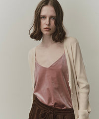 ベロアAラインキャミ