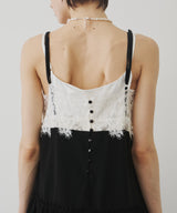 【予約】モチーフレースAラインキャミチュニック