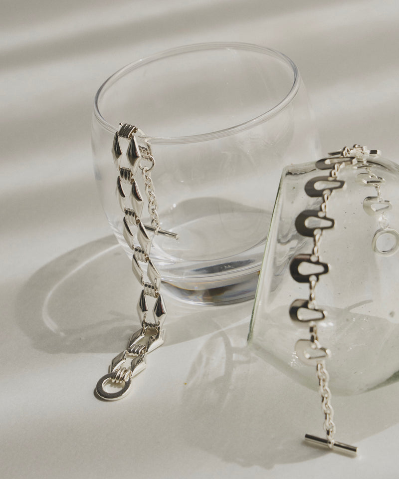 【予約】【loni】vintage square chain bracelet