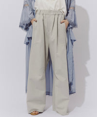 【一部カラー予約】コットンツイルカーブパンツ