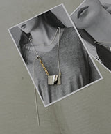 【予約】【loni】Ground Plate Necklace