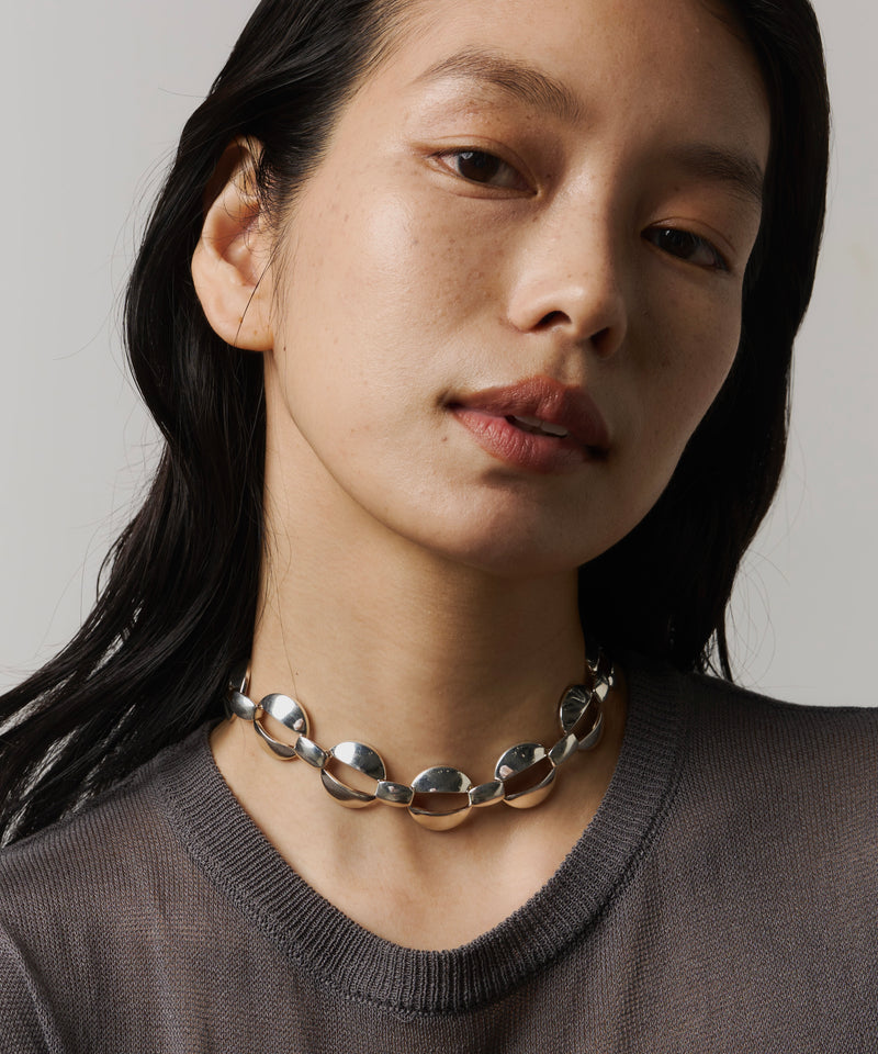 【loni】vintage circle chain choker